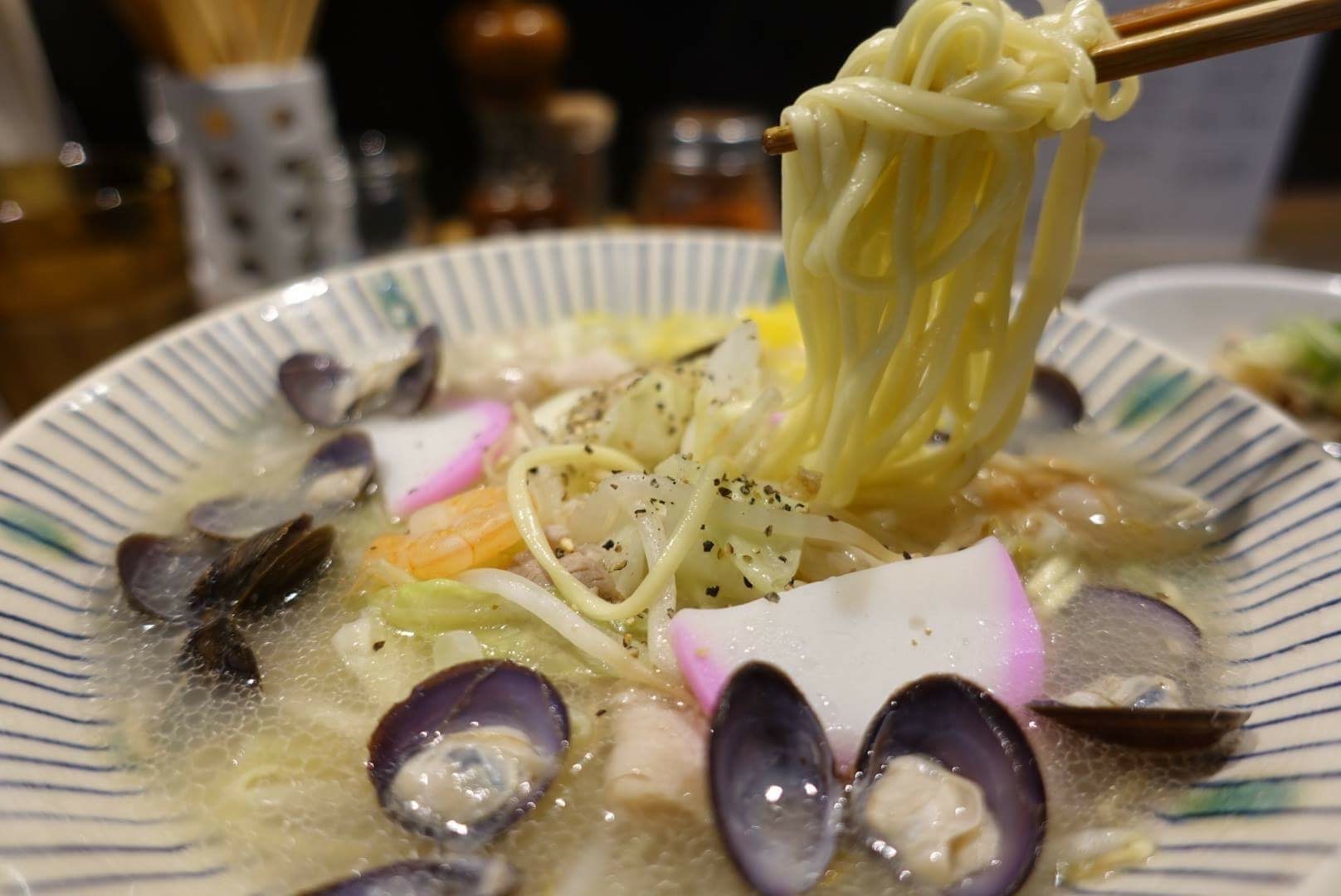 天塩のシジミ入りコラボラーメン