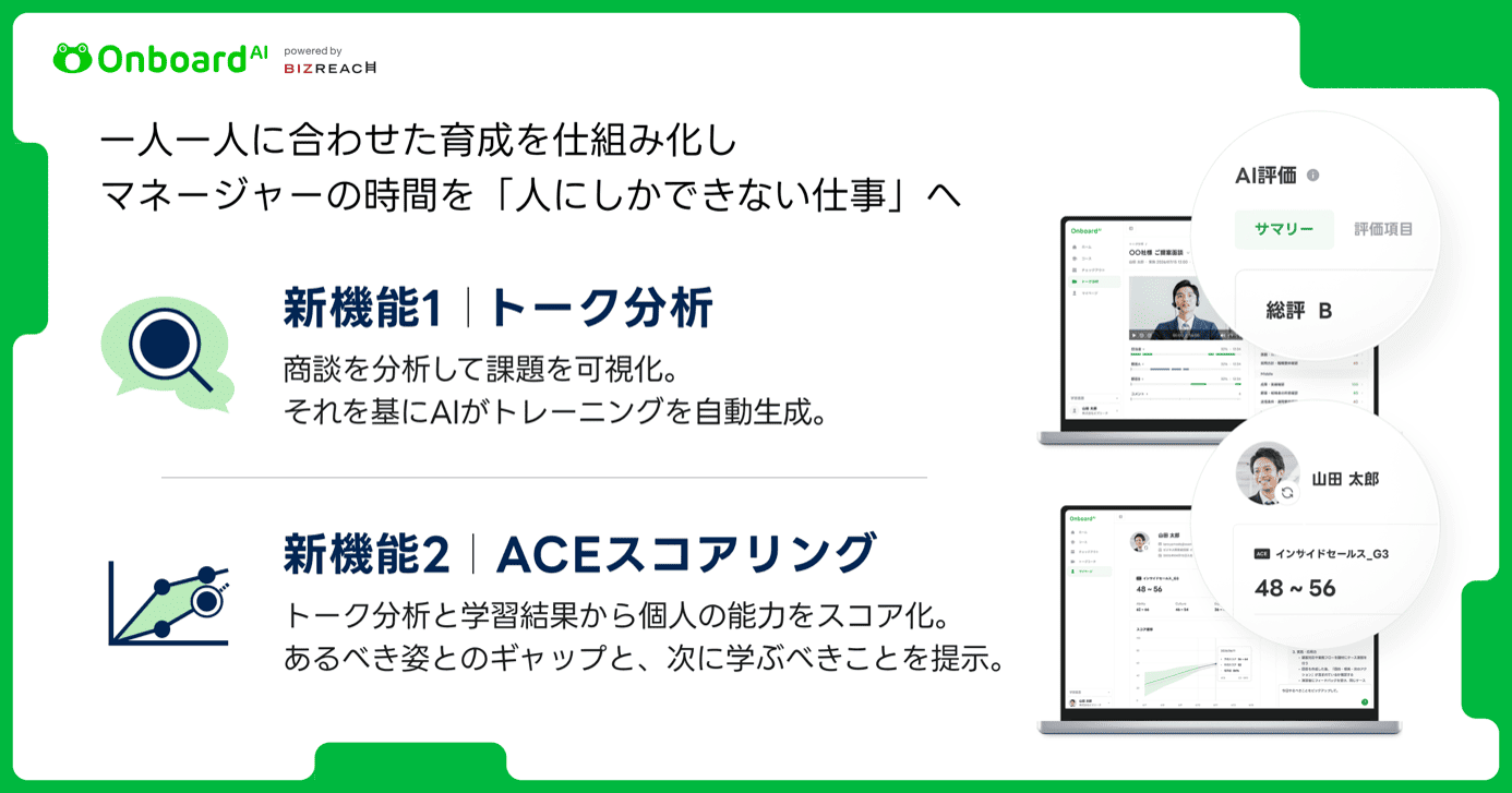 一人一人に合わせた育成を仕組み化し、マネージャーの時間を「人にしかできない仕事」へ
